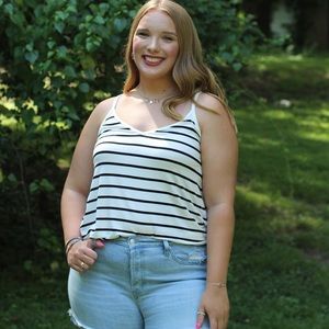 Reversible Striped Tank